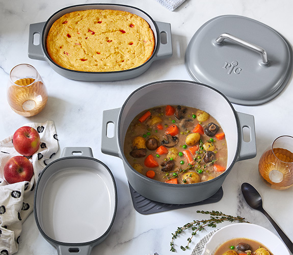 Enameled Cast Iron Set