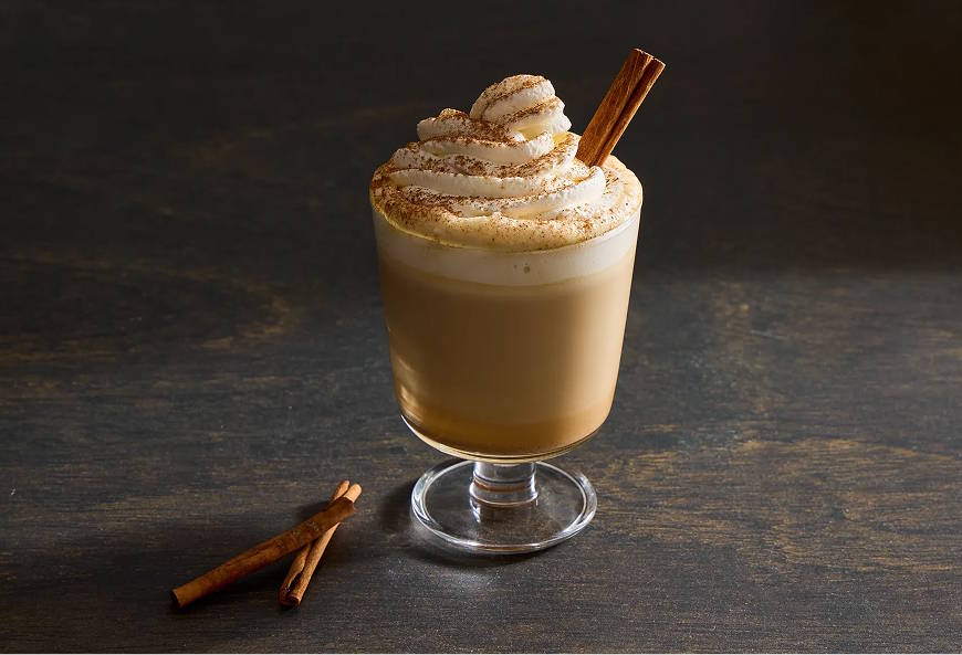 a pumpkin spice latte