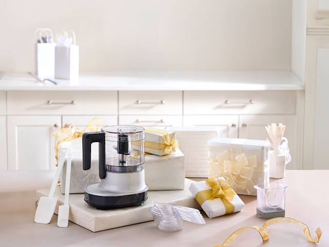 various PC products set aside for a wedding shower