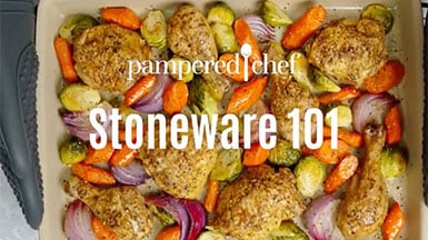 Pampered Chef Stoneware Cookie Sheet #1343