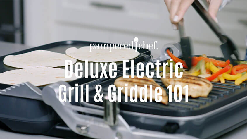 Pampered Chef Deluxe Electric Grill & Griddle 100348