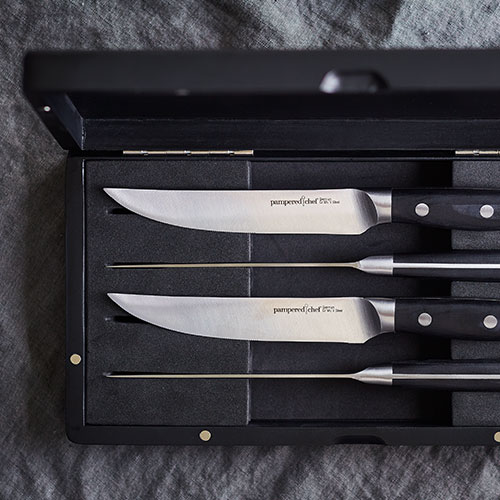 Gifts For Him Pampered Chef Us Site Steak Knife Set