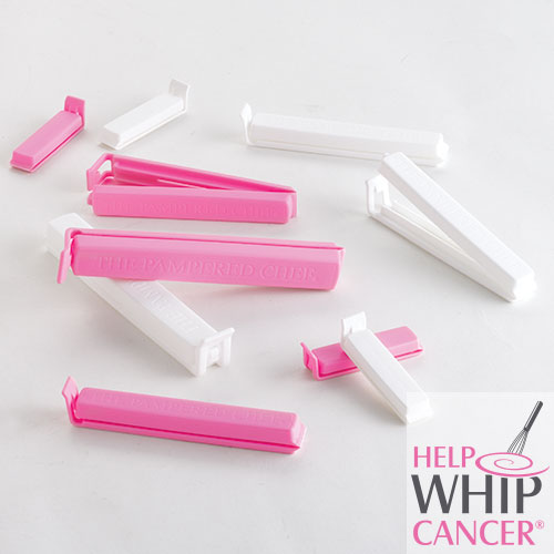 HWC Pink & White Twixit Clips