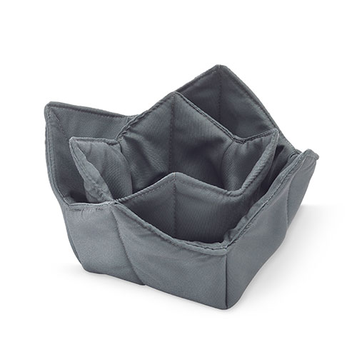 Pair of microwave safe bowl cozies