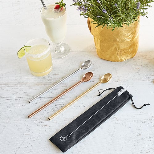 Metal Spoon Straws