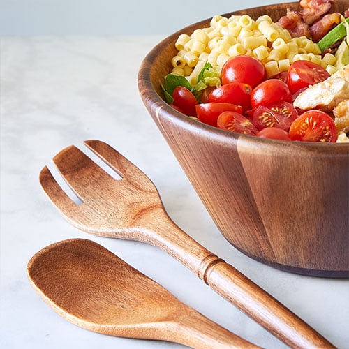 Wood Salad Servers Shop Pampered Chef US Site