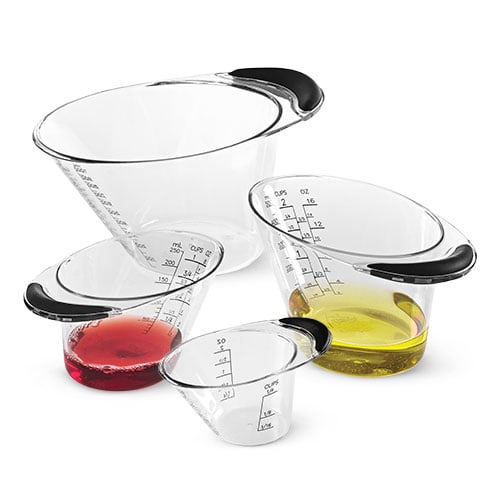 PAMPERED CHEF Eesy ¼ 1 2 & 4 cup read measuring cup set of four 