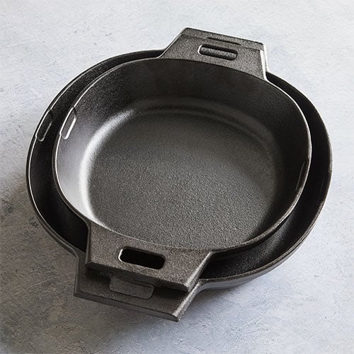 Pampered Chef 5.5 Cast Iron Skillet Set