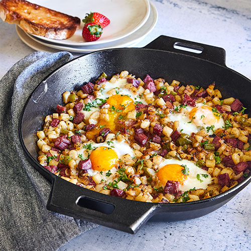 Pampered Chef Cast Iron Skillet Set