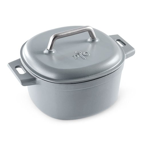 20cm Roaster Pot Cast Iron Induction Enamel Coated All Cookers Oven 2 L 