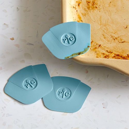 Pampered Chef Mini Nylon Serving Spatula Aqua Teal Kitchen Baking Utensil  1406