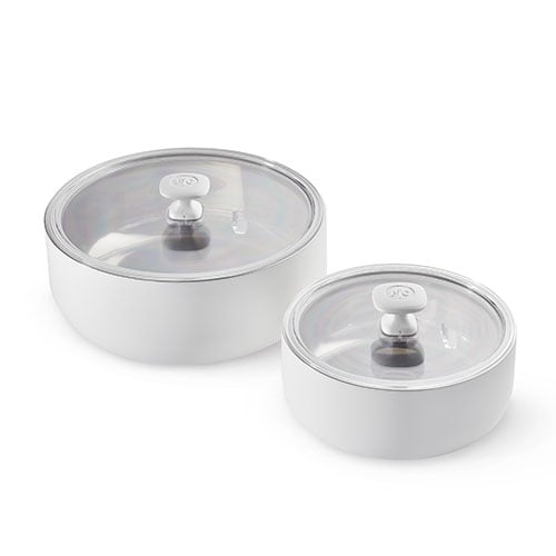 Aluminum Baking Tins  Holiday 8 inch Round with Dome Lid