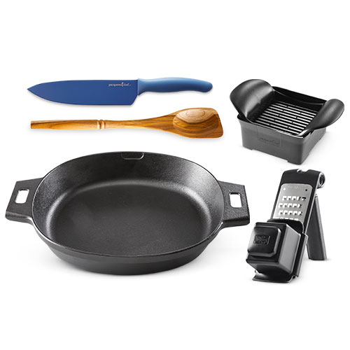 12" Cast Iron Skillet Meal Set Shop Pampered Chef US Site