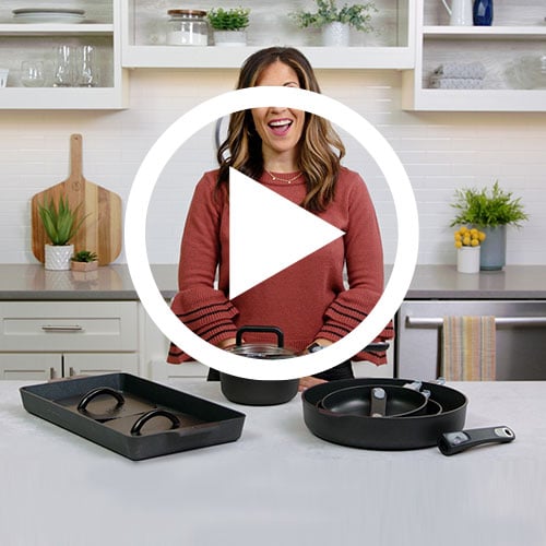 Play Signature Nonstick Saute & Steam Pan Video