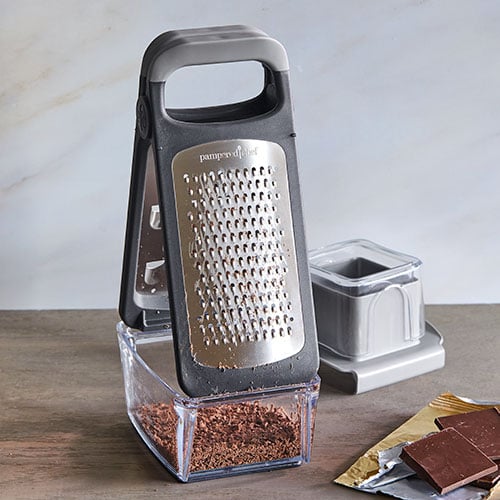 Double-Sided Grater with Food Storage Container