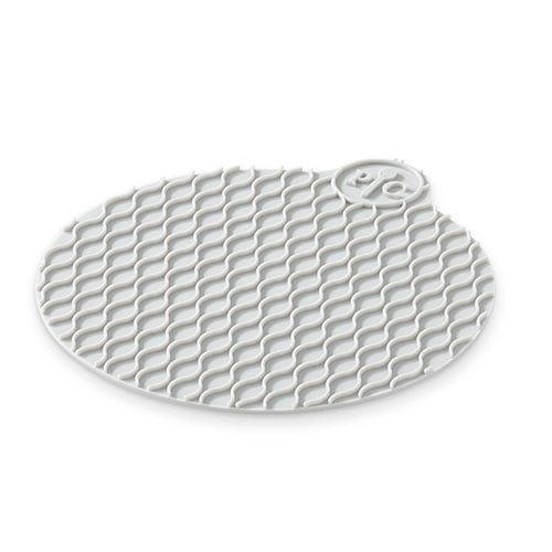 Lodge Round Deluxe Silicone Trivet - Stone Gray