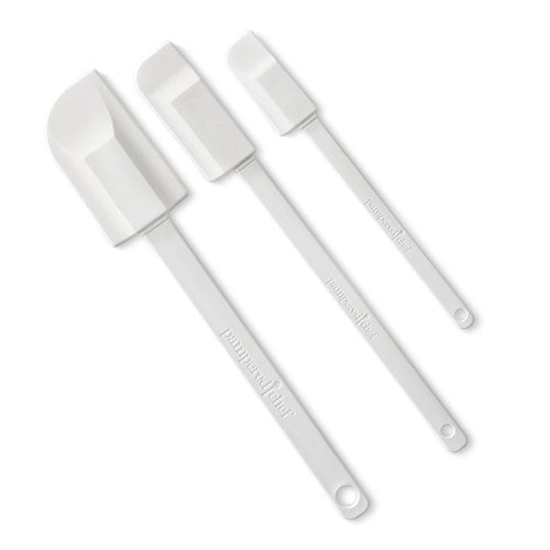 Pampered Chef Small Mix N Scraper in White 