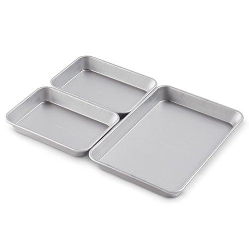 Quarter Sheet Pan, Stainless Steel Baking Sheet Toaster Oven Tray Cookie  Sheet S