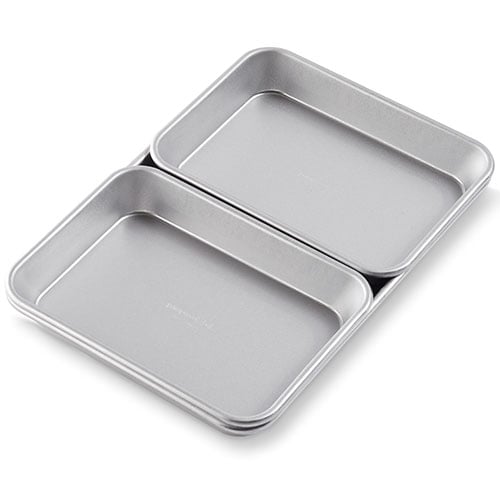 3 Piece Stainless-Steel Breading Trays