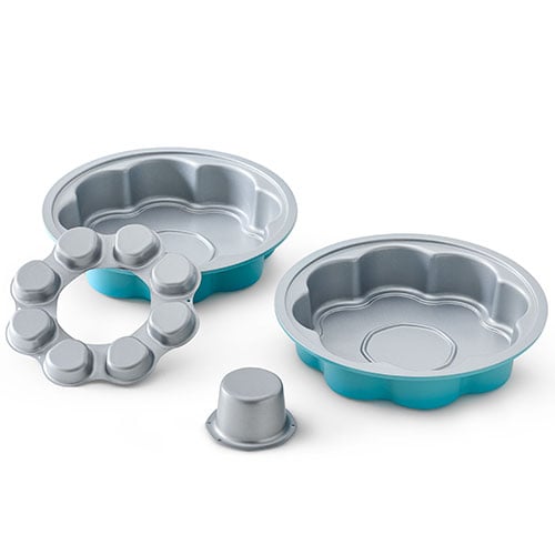 Silicone Cake Mould Mix 16 Pc