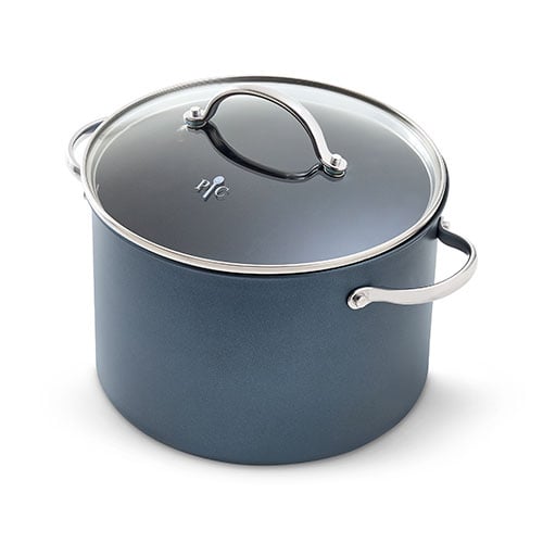 8qt Ceramic Non-Stick Coated Aluminum Stock Pot with Lid - Made By Design™