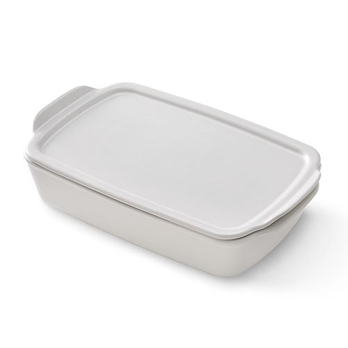 Stone Rectangular Baker With Tray