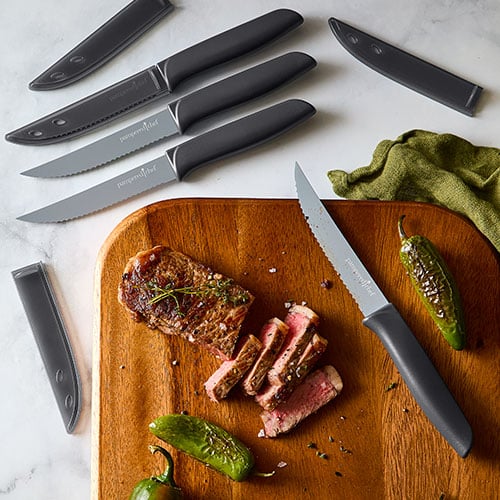 Coated Steak Knife Set