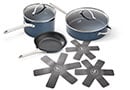5-Piece Brilliance Nonstick Cookware Set
