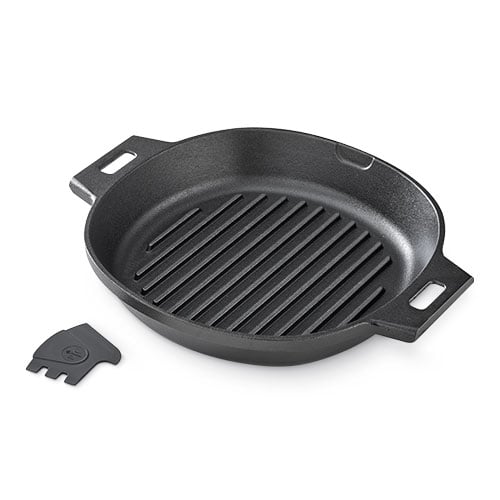 Pampered Chef 12 (30cm) Cast Iron Grill Pan Skillet