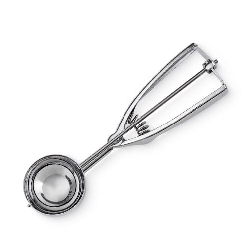 Pampered Chef Large Scoop 1790 - Stainless Steel Non-Slippery - Ice Cream  fillings Scoop - Comfortable Spring Handle