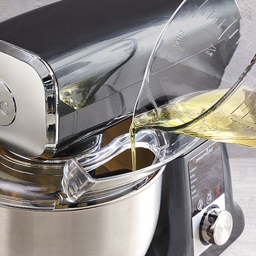 Attach and Use the Pouring Shield - Stand Mixer - Product Help