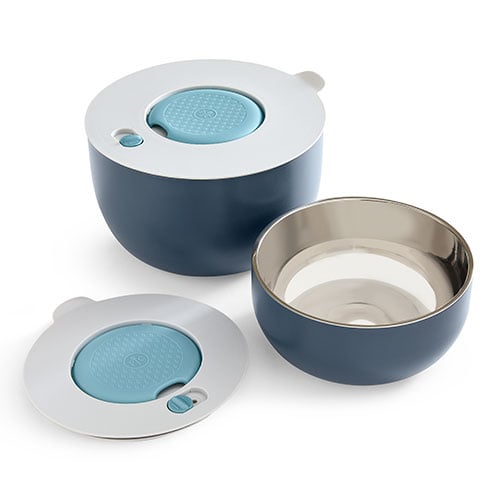 Insulated Sealable Bowls with Aluminum Lid