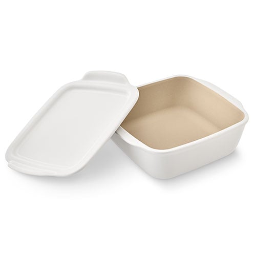 Stone Square Baker With Tray