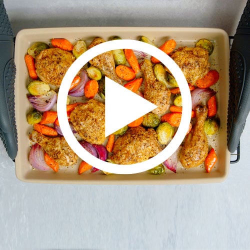 Play Stone Square Serving Tray Video