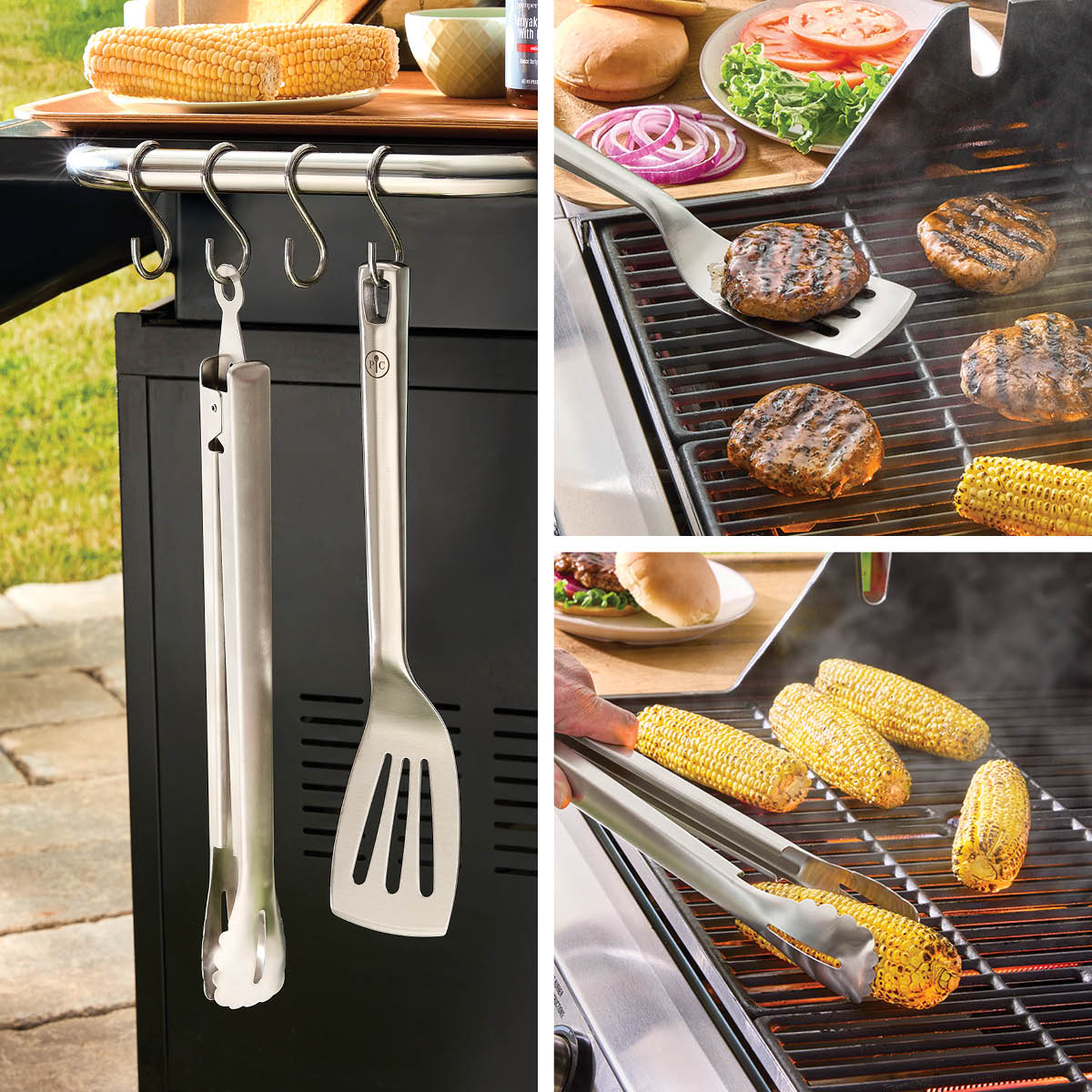 Barbecue Tongs & Spatula Set