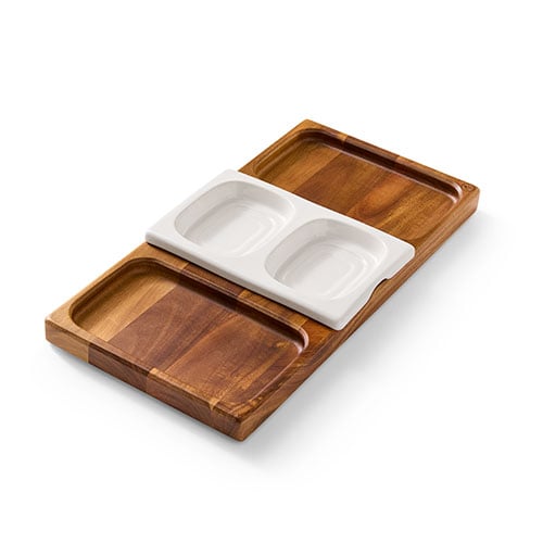 Dual-Sided Charcuterie Board Set