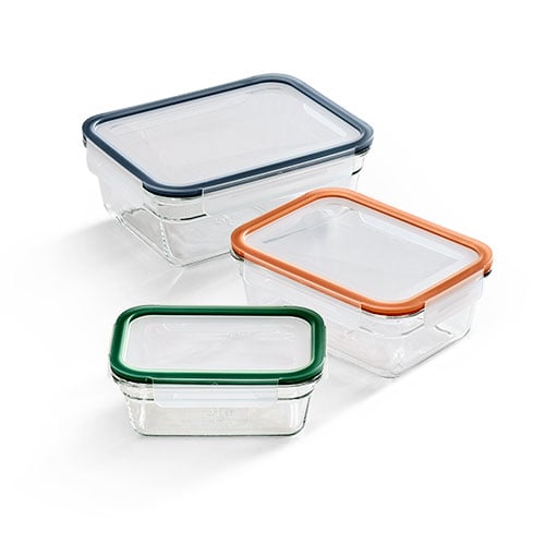 Leakproof Glass Container Set