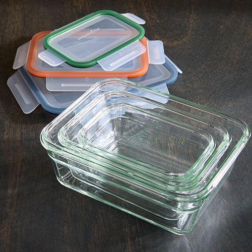 Leakproof Glass Container Set