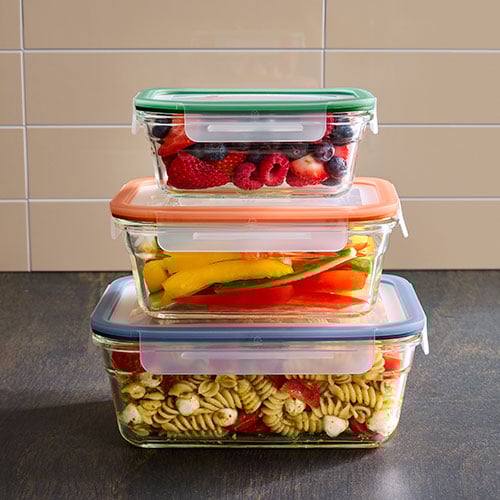 Leakproof Glass Container Set