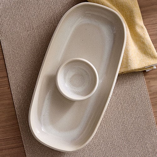 Long Platter & Sauce Cup Set