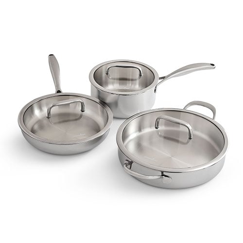 6-piece Stainless Steel Cookware Set