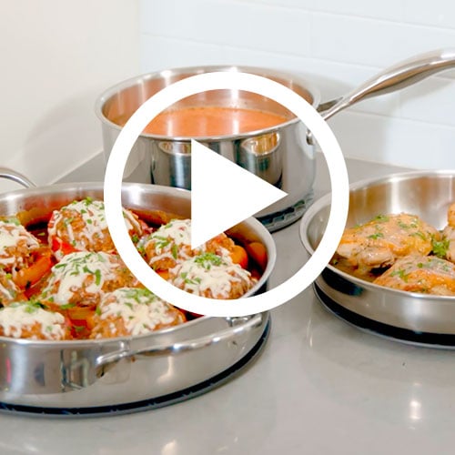 Play 3-qt. (2.8-L) Stainless Steel Sauce Pan Video
