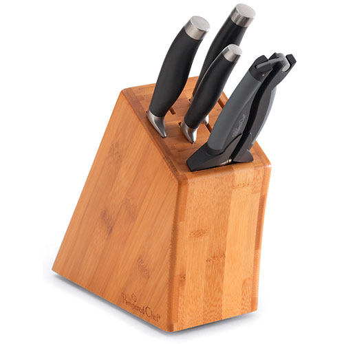 Small Bamboo Knife Block Set Shop Pampered Chef US Site