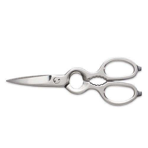 Pampered Chef Kitchen Shears Scissors + Cover Stainless Steel