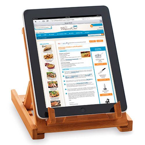 Bamboo Tablet Stand Shop Pampered Chef US Site