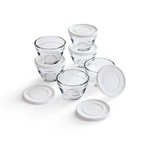 Pampered Chef 1 Cup Prep Bowl Set