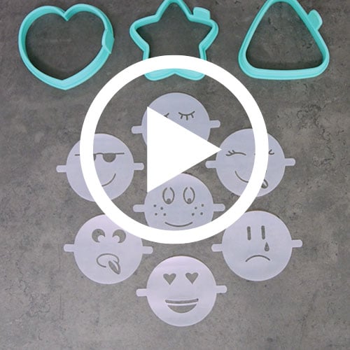 Play Easy Pancake Molds With Emoji Stencils Video