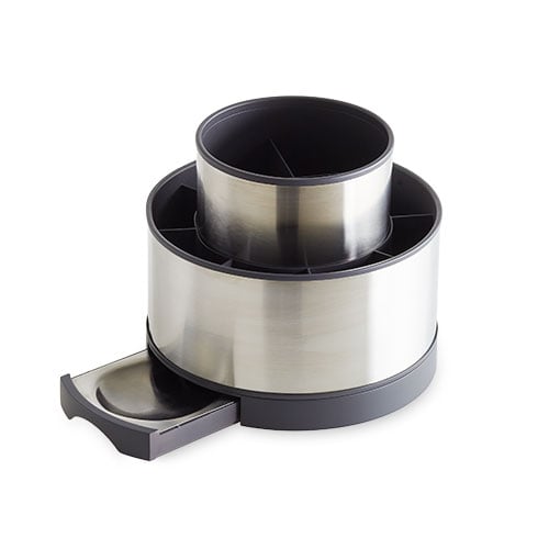 Stainless Steel Rotating Utensil Holder Pampered Chef Us Site Stainless Steel Rotating Utensil Holder