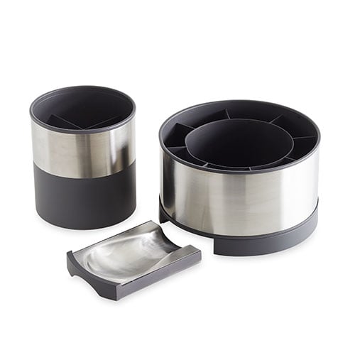 Stainless Steel Rotating Utensil Holder - Shop