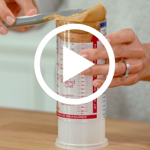 Pampered Chef Stacy - Measure-All® Cup Measure-All® Cup - $12.00 Mini  Measure-All® Cup - $7.50 Petite Measure-All® Cup - $6.50 One of the most  important parts of baking is making sure that